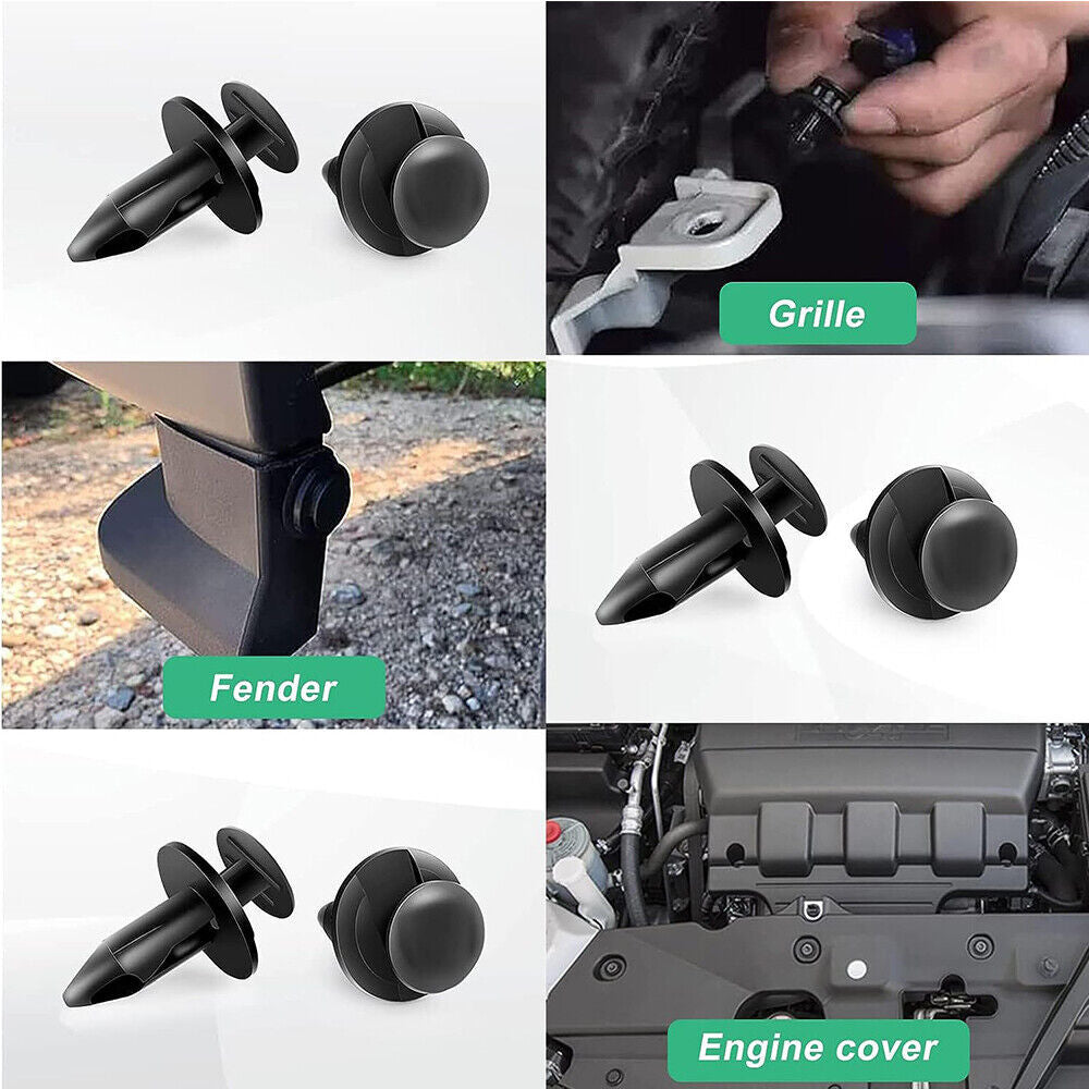900Pcs Car Body Trim Clips Plastic Push Pin Rivet Screw Panel Fasteners Interior