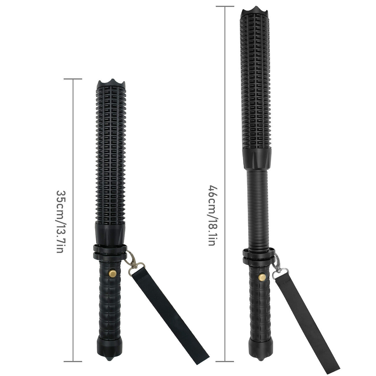 Baseball LED Flashlight Zoom Rechargeable Torch Spotlight Emergency Security Work Light 3 Lighting Modes