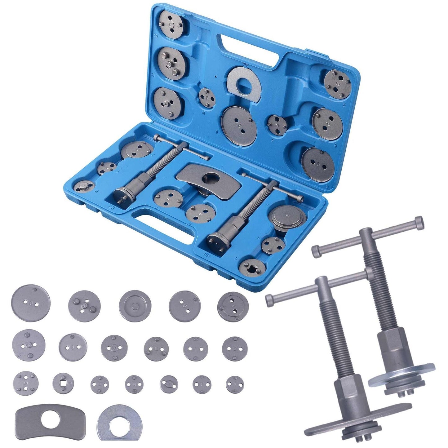 22pc Auto Car Universal Disc Piston Caliper Brake Rewind Wind Back Tool Kit Set