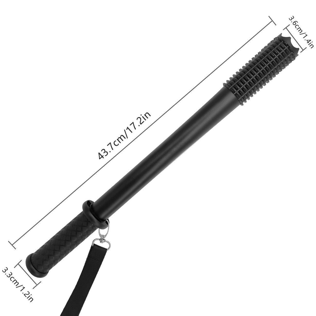 Baseball LED Flashlight Rechargeable Torch Spotlight Emergency Security Work Light 3 Lighting Modes