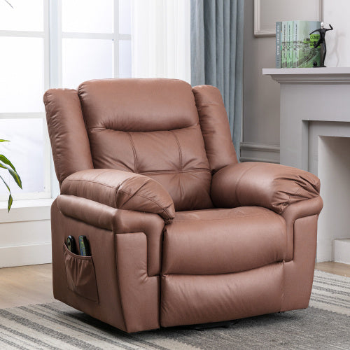 Power Lift Recliner,Lift Chairs Recliners For Elderly, Electric Massage Heating Chair For Seniors Living Room Armchair-Tech Cloth