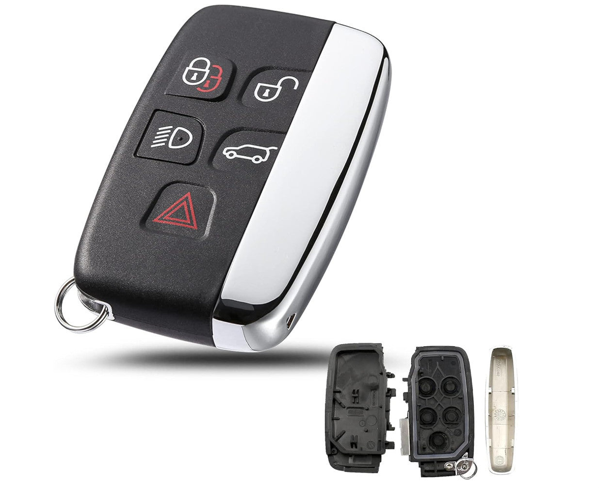5 Button Remote Key Fob Case For Land Rover Range Rover Sport Evoque Discovery 4