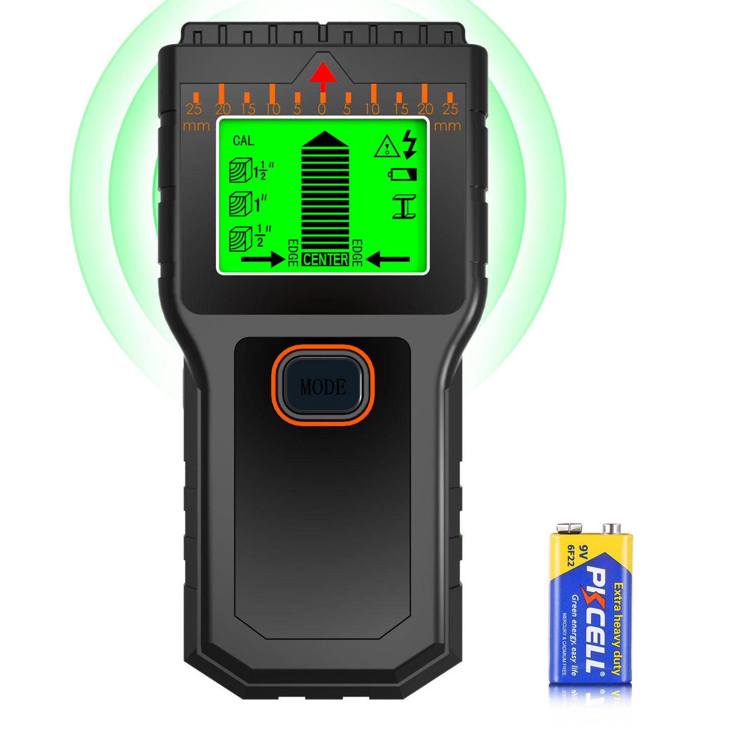 5 In 1 Electric Detector Wall Wood Metal Sensor Wire Stud Finder Cable Scanner