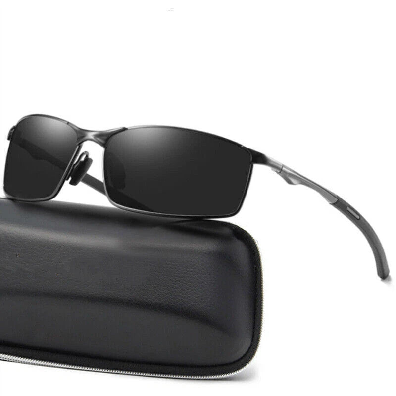 Mens Polarized Polarised Sunglasses UV400 Pilot Sport Glasses Driving Eyewear