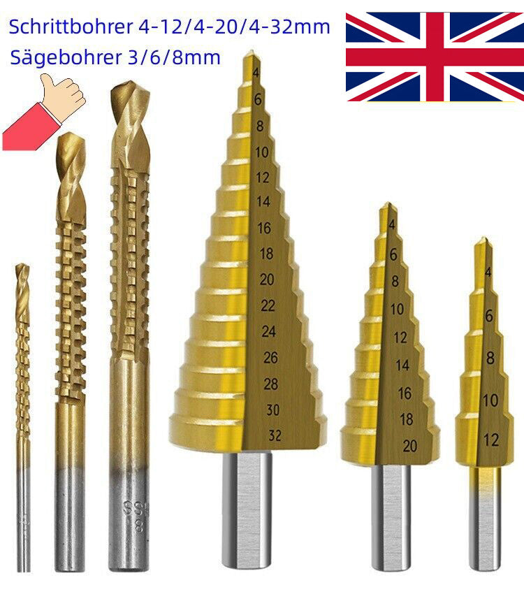 Step Drill Set Cone Drill Cone Drill Metal