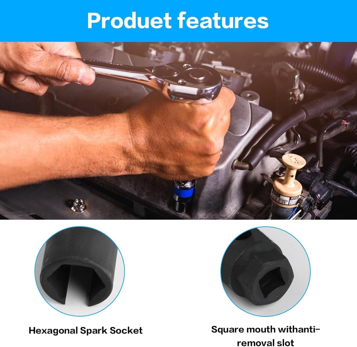 22mm Oxygen Sensor Disassembly Tool Installation Tool Lambda Tool