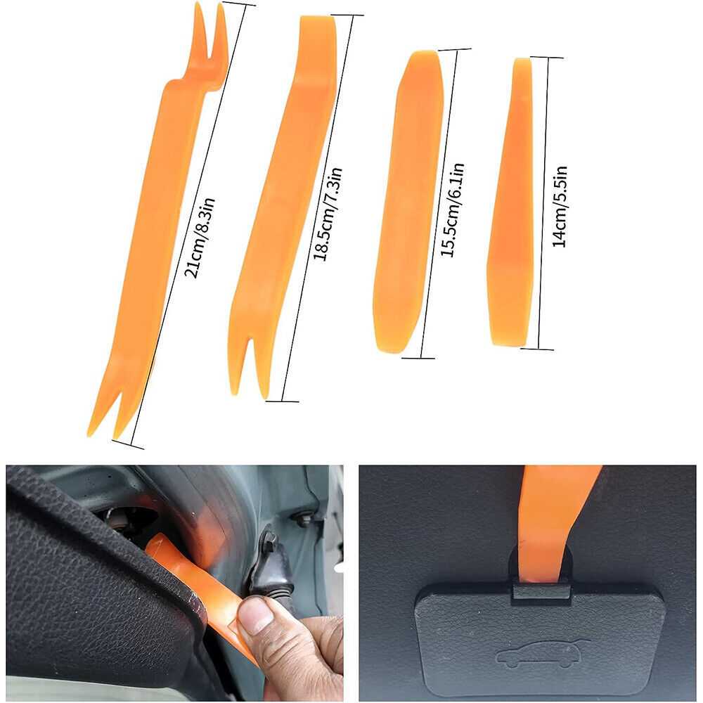 900Pcs Car Body Trim Clips Plastic Push Pin Rivet Screw Panel Fasteners Interior