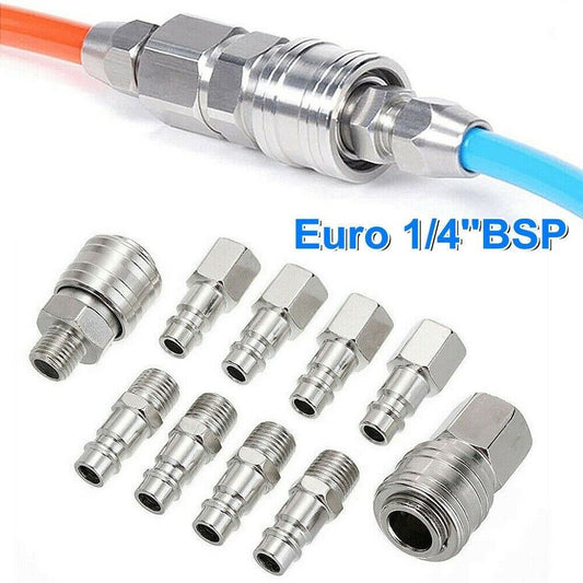 20 PCS Air Line Hose Compressor Fitting Coupling Connector Quick Release