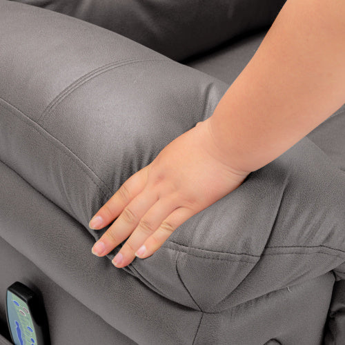 Power Lift Recliner,Lift Chairs Recliners For Elderly, Electric Massage Heating Chair For Seniors Living Room Armchair-Tech Cloth