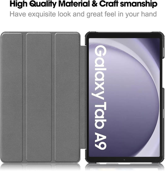 11in For Galaxy Tab A9 PLUS  2023 Leather Smart Cover Flip Tablet Case