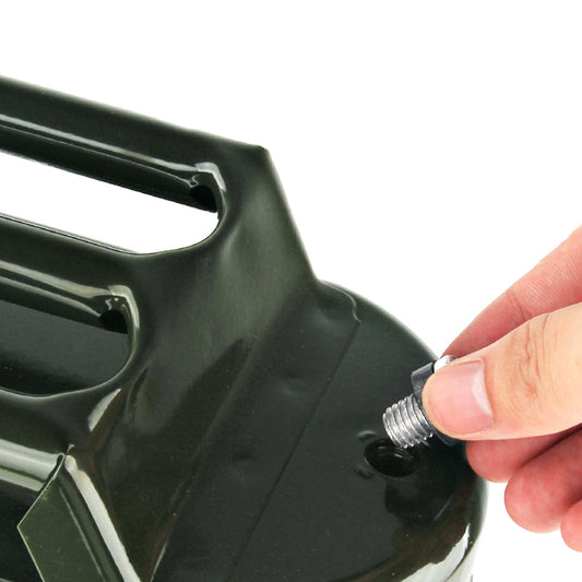 20L Metal Jerry Can Green Car Storage Fuel Petrol  Container & Flexi Spout