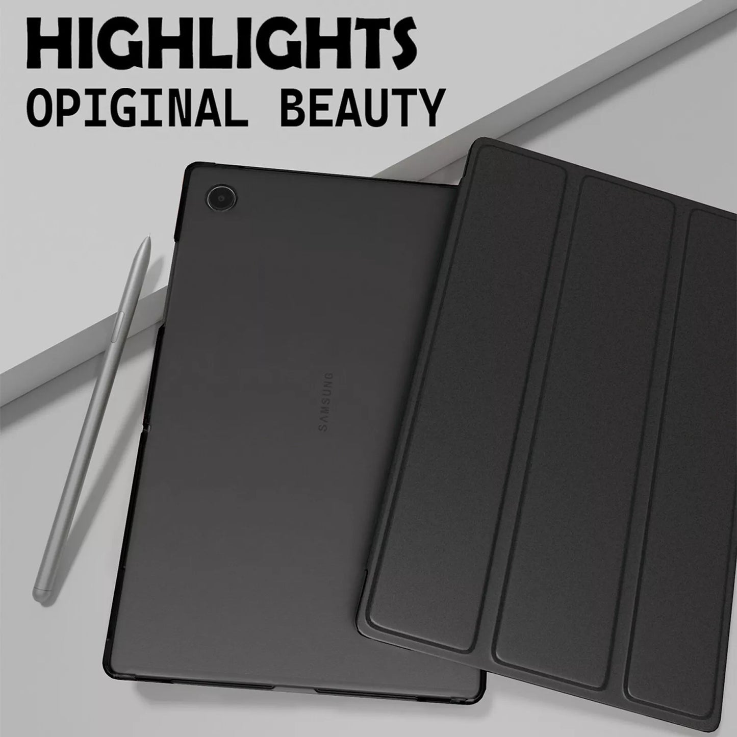 11in For Galaxy Tab A9 PLUS  2023 Leather Smart Cover Flip Tablet Case
