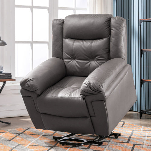 Power Lift Recliner,Lift Chairs Recliners For Elderly, Electric Massage Heating Chair For Seniors Living Room Armchair-Tech Cloth